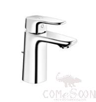 Single-Hole Basin Mixer with Drainer, Hardware, Chrome Plated, Class a (American Standard)