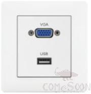 Vga+ Usb Socket