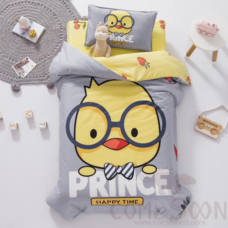 Bed Linens 3 Pieces Set, Cotton, 120cm Bed