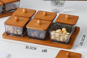 Glass Snack Plate