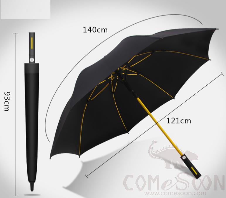 Umbrella, D121cm*8k, Black