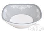 5" Square Plate, White, Mf, 126*126*36mm