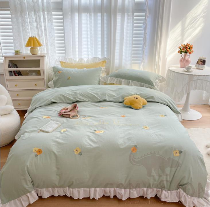 Bed Linens, Cotton, 4 Piece Set(for W150&180 cm Bed)