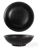 Pearl Black Series Thick Outer Threaded Bowl, 19.8*6.5cm