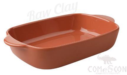 Ceramic Baking Pan L32*W20*H6.5cm Red
