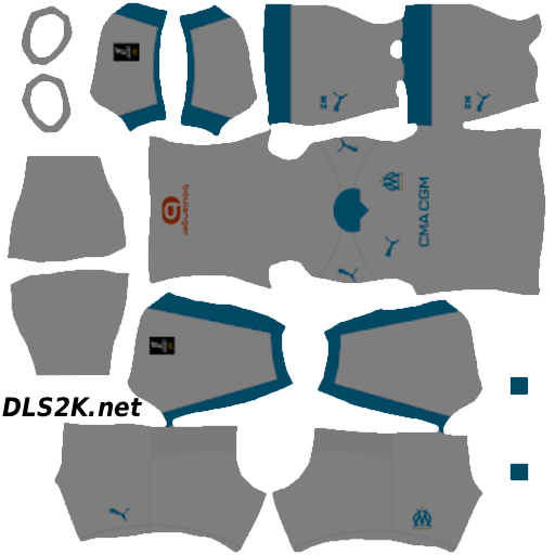 Uniforme Titular de Olympique de Marsella
