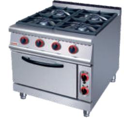 4-Burner Gas Range with Oven 800×900×(850+ 70)mm product image