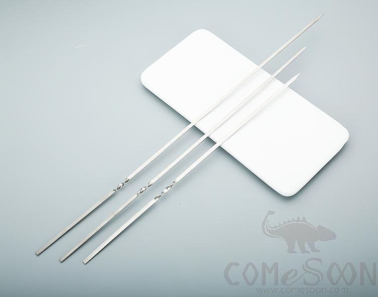 Barbecue Stick, SUS 201, Flat,L380*W4.3mm