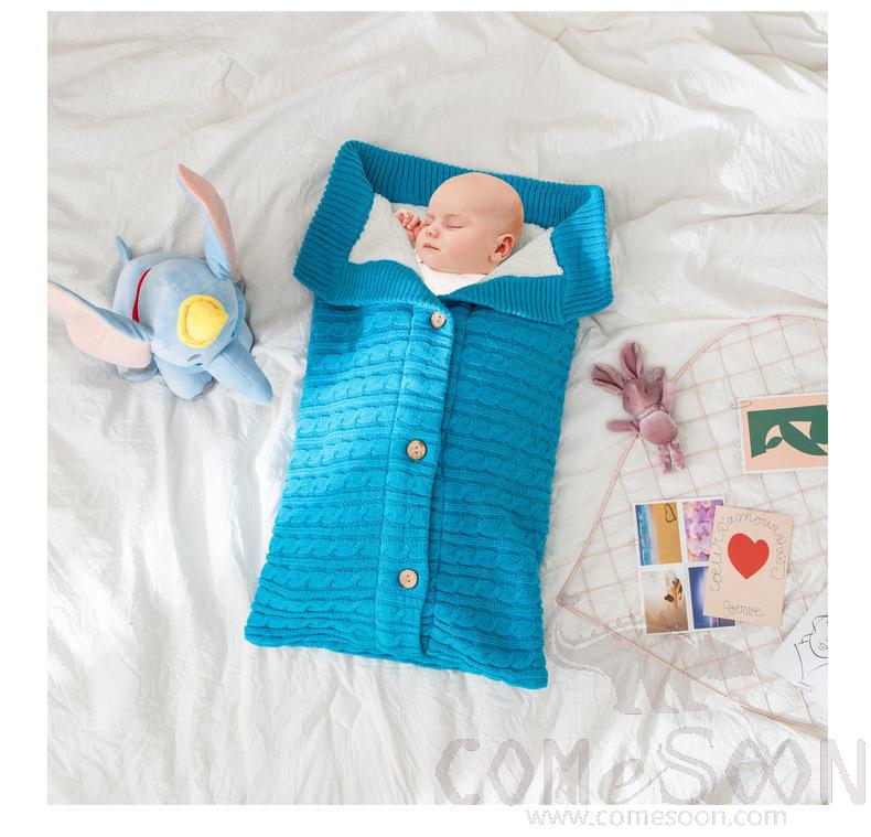 Baby Wrapped Duvet, Acrylic+ Polyester Fiber, 40*70 cm