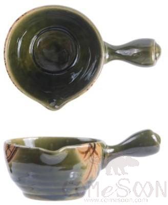 Weave Pineapple Flower Handle Sauce Bowl, 12.5*8*4.7cm, 100ML