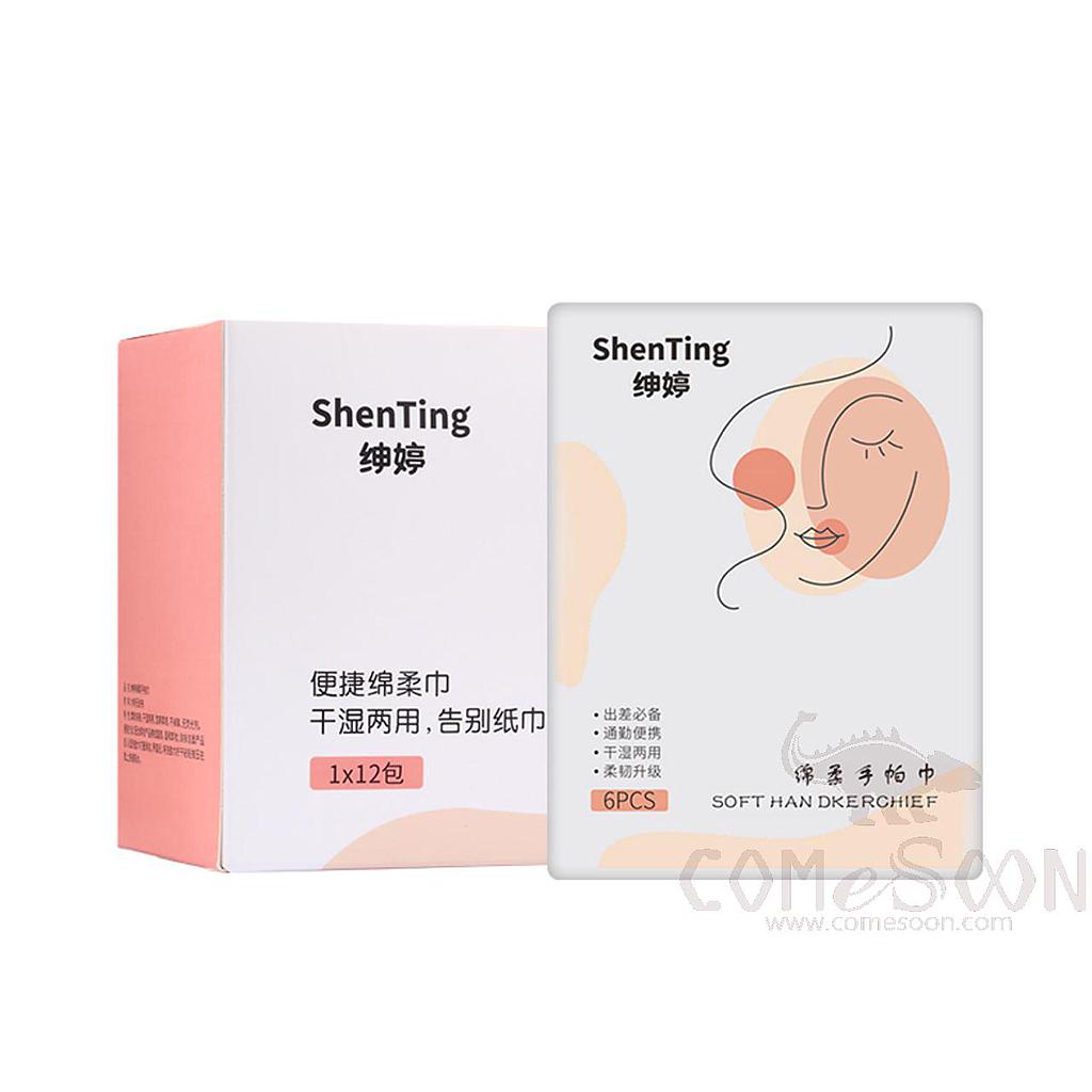 Disposable Soft Handkerchief Towel (12 Packs/box)