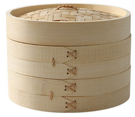 Bamboo Steamer Dim Sum Basket Set, Φ30cm