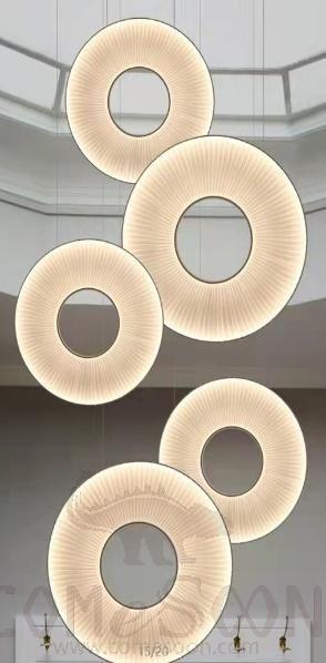 Ferris Wheel Chandelier, Iron+ Fabric, ¢60*H60cm product image