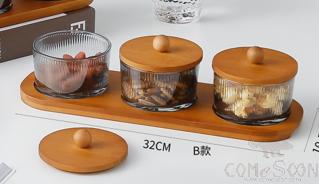 Glass Snack Plate
