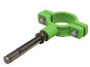 Pipe clamp I (with screws)-green dn20