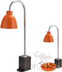 Wood Grain Square Seat Orange Steel Marquise Warm Vegetable Lamp, 220v/250w, 420x205x925mm