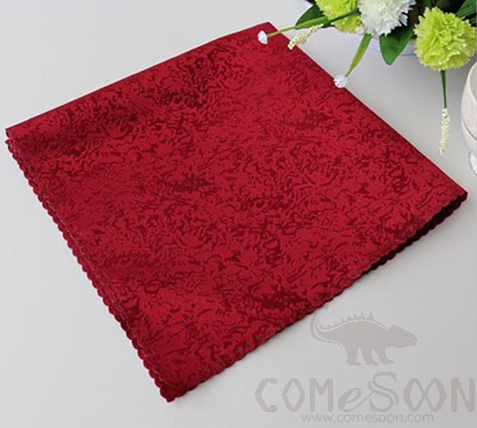 Napkin, 48*48cm, Wine Red Small Broken Flower