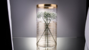 Glass Decorations/glass Vase D25h46cm