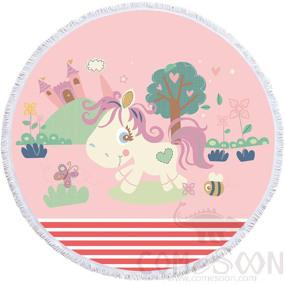 Cartoon Microfiber Beach Towel, Microfiber, 150*150cm