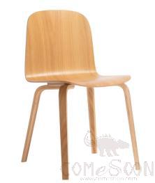 Chair, Birch Core, Gray Veneer, 455*470* 800mm