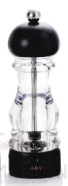 07 Series 7"pepper and Salt Mill Bright Black