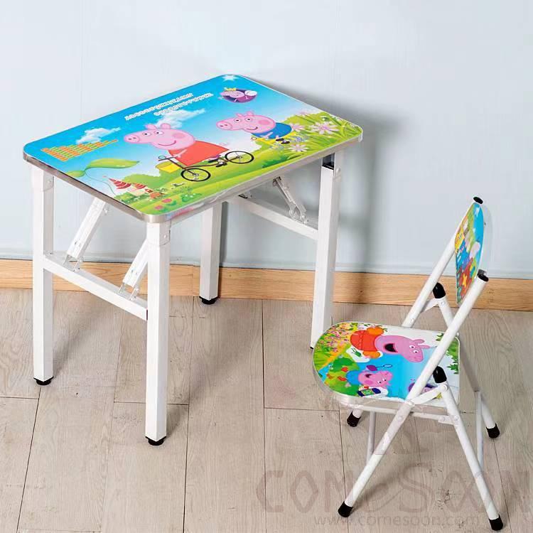 Children's Desk and Chair Set-Blister Density Board, 60*40*54cm