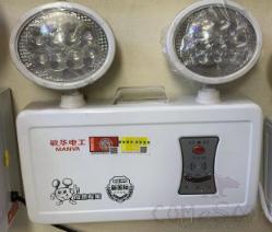 Double-ended LED rechargeable emergency light, fluorescent light