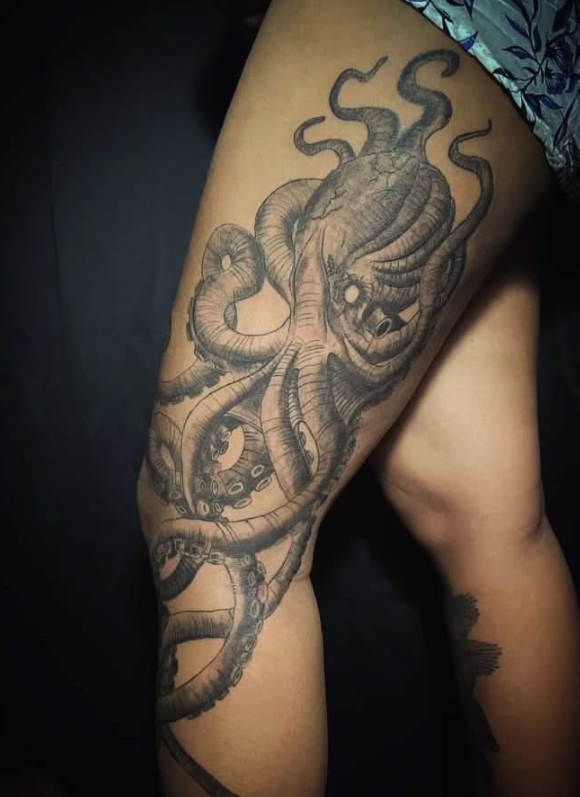 Tattoo by Jaa Ledesma — Black & Grey