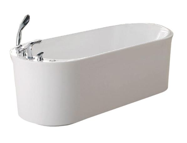 Free-Standing Bathtub W/faucet Hardware, L1650*W760*H700mm