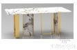 Dinning Table, Stainless Steel, 200*100*75cm
