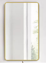 Erect Long Mirror, Aluminum, 700 * 900 mm