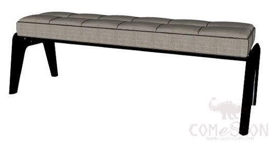 Bench, Solid Wood, 1400(L)*400(D)*380(H) mm