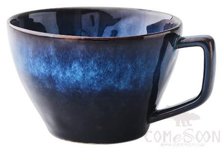 Cat's Eye  Dark Blue Cup