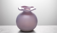Glass Decorations/glass Vase H:18cm  D:15cm       Oral Area:10.5cm