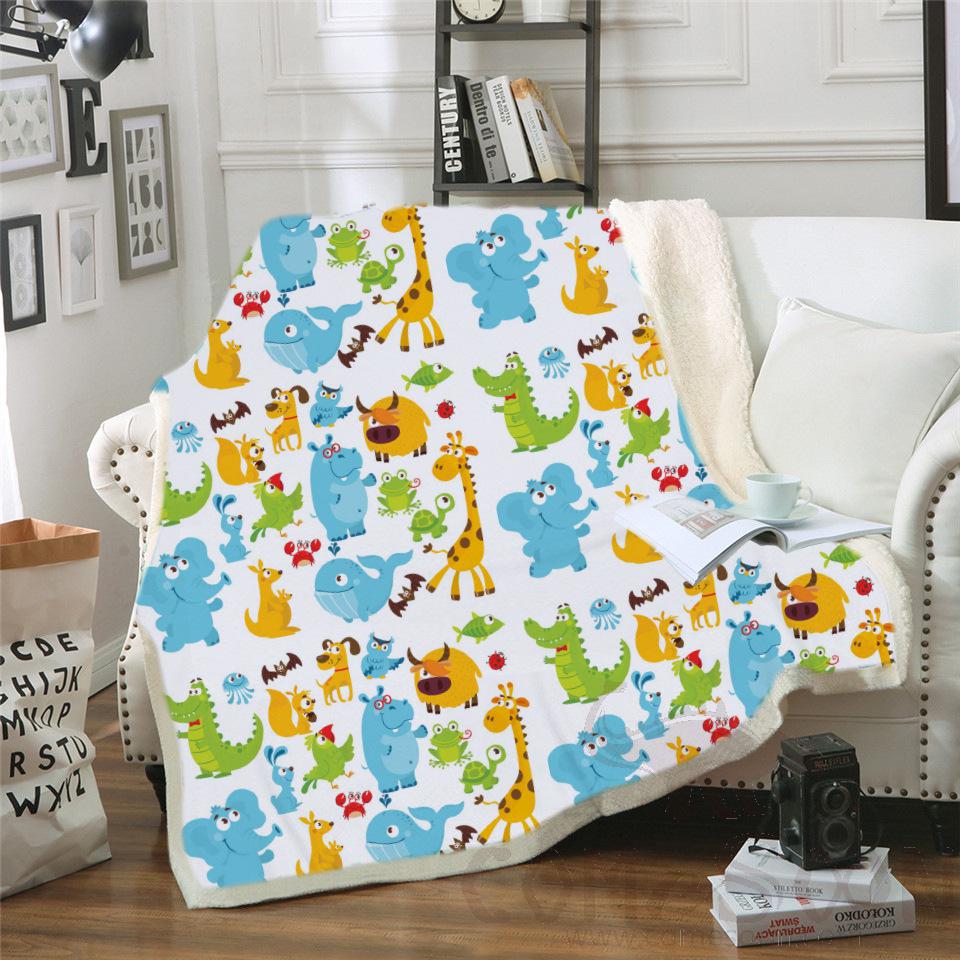 Cartoon Blanket, Crystal Velvet, 150*130cm
