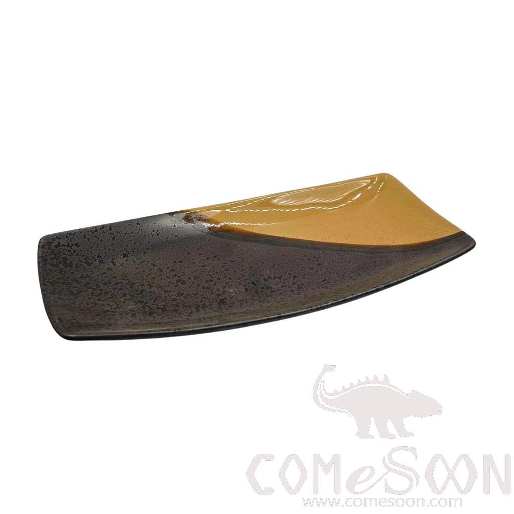 Thick Soil Series 11" Rectangular Four-Cornered Plate