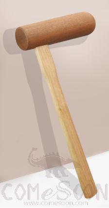 Wooden Pot Hammer with Long Handle, L33.5*9cm