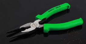 Long Nose Pliers 8", High Carbon Steel+ PP & Tpr Handle