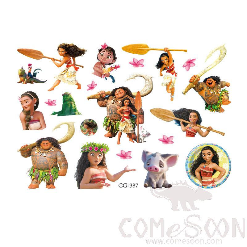 Cartoon Tattoo Sticker Set