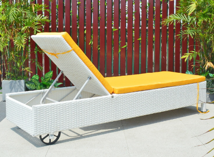 Sunbed, Aluminum Alloy, W76*L206cm, No Cushion