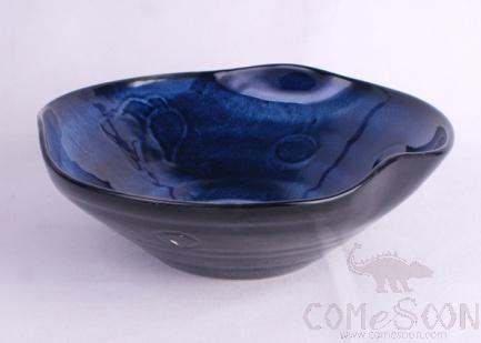 Blue Glaze 10.5" Shaped Bowl product image