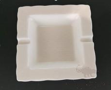 Bonechina Poya Series Square Ashtray S-Sized, Φ9.9*H2.3cm