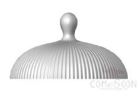 G161 Series 5" Winged Bowl Cover-White