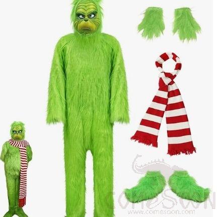 Grinch Suit, Polyester, 2xl