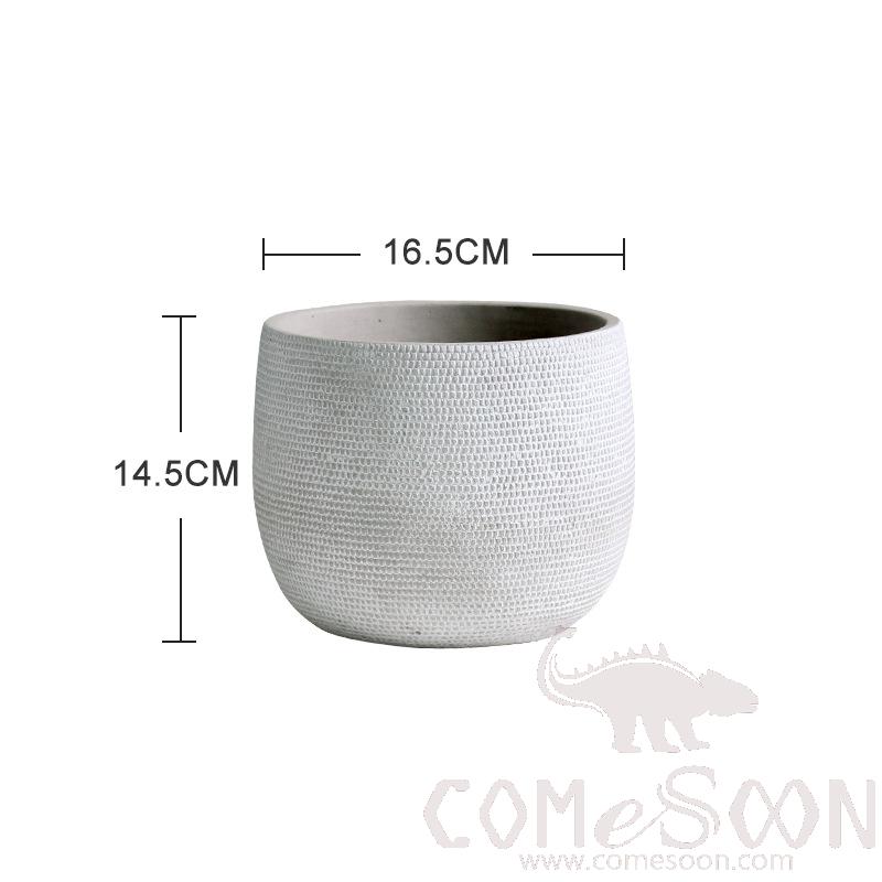 Vase, Concrete, Φ16.5*H14.5cm