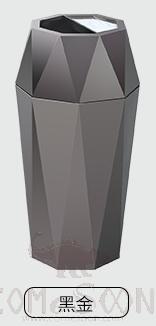Trash Can,
Stainless Steel+ Zinc Iron,
30*30*70cm, Dustbins
