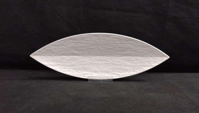 20118 Series-15 "bi-Tip Leaf Plate-White