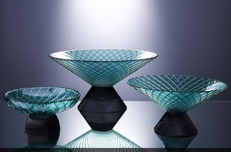 Glass Decorations/glass Plate D20h10cm