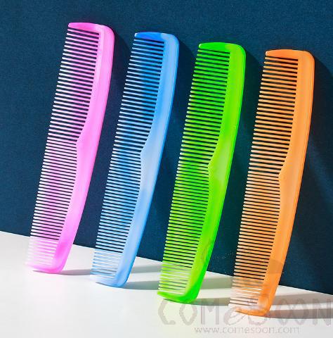 Mini Convenient Two Head Comb, Plastic, Colourful, 12.5*2.5cm