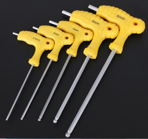 T-Shaped Ball Head Hex Wrench 4mm